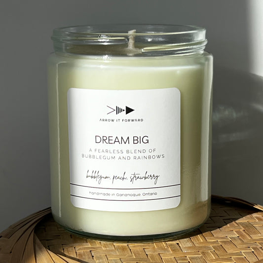 DREAM BIG 8 oz candle