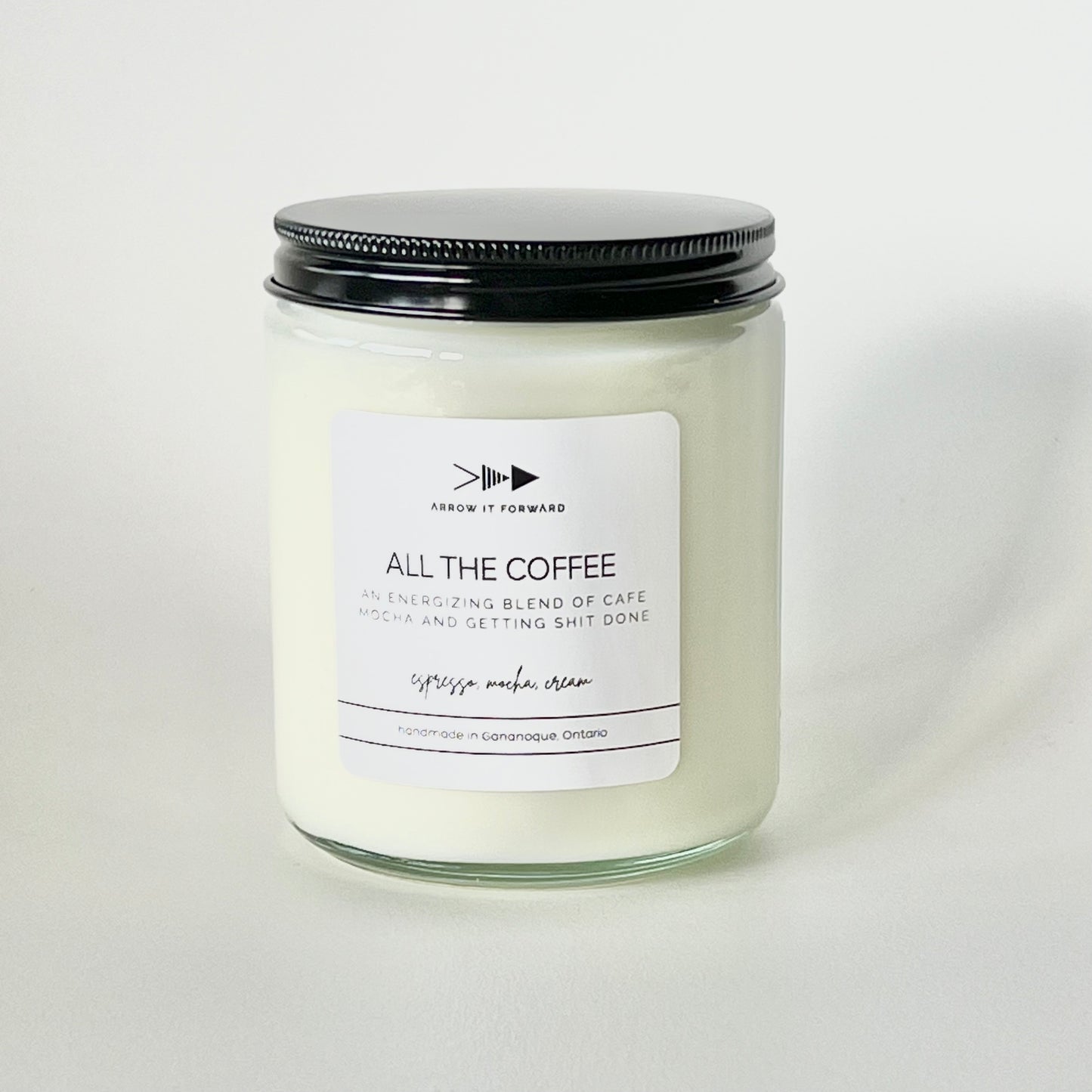 ALL THE COFFEE - 8 oz candle