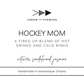 HOCKEY MOM 8 oz candle