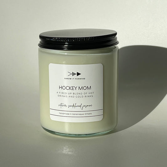 HOCKEY MOM 8 oz candle